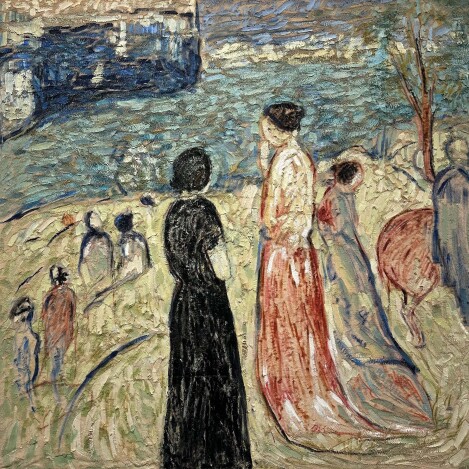 The party. 150x150cm. 2024